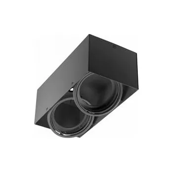 Svítidlo GTV Stropní svítidlo PIREO N pro montáž na omítku, dvojité, IP20, černé/černé