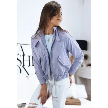 Dámská cargo bunda Dámská jarní bunda DSTREET FIALOVÁ M