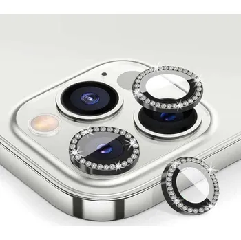 Luxusní ochranné sklo na čočku fotoaparátu a kamery pro Apple iPhone 13 Pro - černé