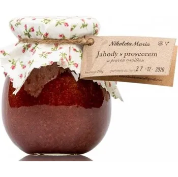 Nikoleta-Maria Jahody s proseccem a pravou vanilkou 250 g