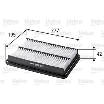 Vzduchový filtr Vzduchový filtr VALEO 585388