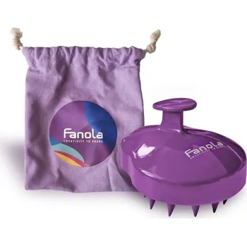 kartáč na vlasy Fanola Vitamins Scrubber - masážní kartáč na vlasovou pokožku