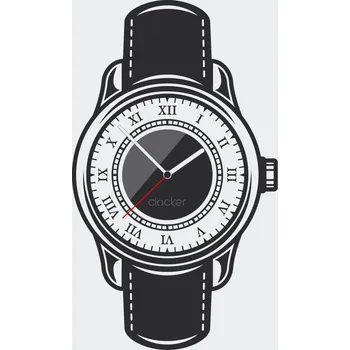 Samolepící dekorace Clocker Nalepovací hodiny Watch Barva ciferníku: Černá