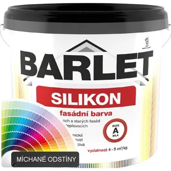Fasádní barva Míchaná fasádní silikonová barva BARLET SILIKON V4018 - 1 kg - B 076