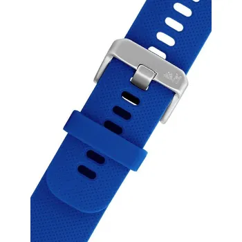 Řemínek na hodinky Silikonový řemínek Morellato Byte 5654187.065 M, modrý, Quick Release - 18 mm