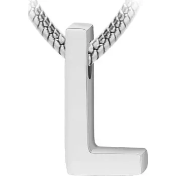 Šperk Šperky4U Navlékací ocelový přívěsek iniciála - písmeno - PP-1006-L