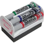 Popisovač Pentel MAXIFLO MWL5M - sada 4 ks + houbička