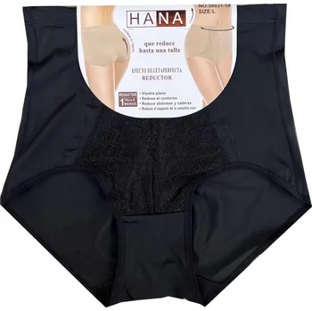 Dámské stahovací prádlo Numberoplus Dámské bezešvé stahovácí kalhotky Hana N058031 Barva: Černá, Velikost: XL