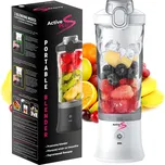 ActivePlus přenosný bezdrátový mixér na smoothie nabíjecí 600ml Barva: Bílý