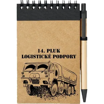Sešit Poznámkový blok 14. pluk logistické podpory - T815 8x8