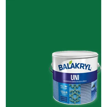 univerzální barva Balakryl UNI MAT 0535 tmavě zelený 0,7 kg