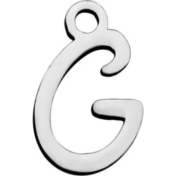 Módní doplněk Šperky4U Drobný ocelový přívěšek - písmeno - iniciála - OK1307-G