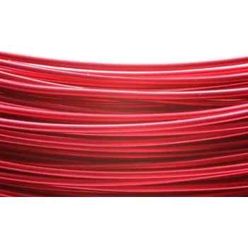 Korálek Alu drát červený (2 mm)