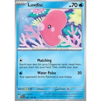 Volný čas Pokémon PAL 047/193 Luvdisc - Paldea Evolved Stav: Near Mint, Verze: NORMAL