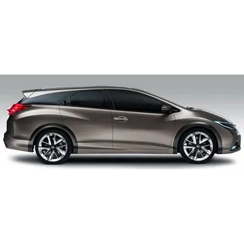 Nosič kol Příčníky Modula Oval Bar Closed Rail Black Honda Civic Tourer Kombi 2014- s integrovanými podélníky