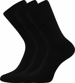 Dámské ponožky Lonka Finego 3 páry černé 39-42