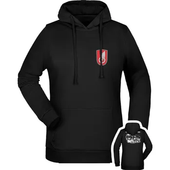 Dámská mikina Dámská mikina 14. pluk logistické podpory - T815 8x8 - černá