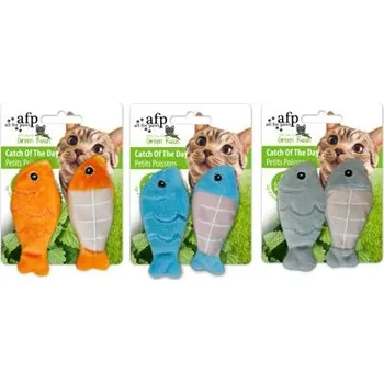 Hračka pro kočku Rybičky AFP Green Rush – se šantou