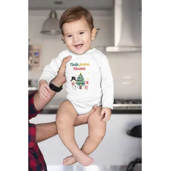 Kojenecký body Kojenecné body Naše první Vánoce Velikost: 92(18m-24m)