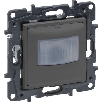 Elektrická zásuvka Legrand NILOÉ STEP pohybové čidlo (automatický spínač) bez N vodiče OCEL /863448/