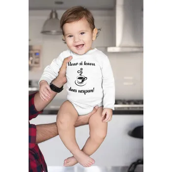 Kojenecké body Dnes nespím Barva: Bíla, Velikost: 80(9m-12m)