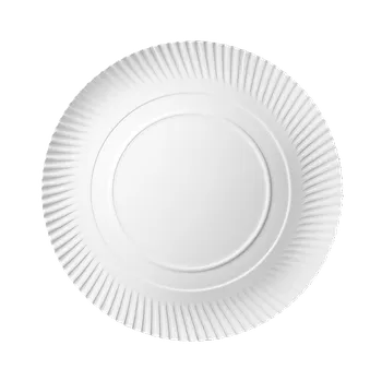 Jednorázové nádobí Abena Papírový talíř bílý kulatý Ø350mm 100ks