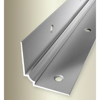 Podlahová lišta Küberit 870 IW - Schodový vnitřní profil do 2,5 mm, šroubovací Barva dekoru: stříbro F4, Délka lišty: 250 cm