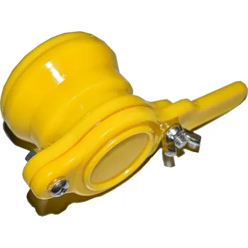 Střihový kohout - plast žlutý