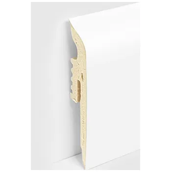 soklová lišta Decora PVC soklová lišta k podlaze Afirmax BiClick | 001 Bílá (220 cm)