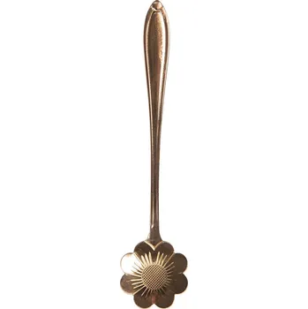 Příbor Clayre & Eef, Holandsko Dezertní lžička FLOWER Clayre & Eef 64452RG - 3*12 cm