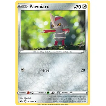 Sběratelská karetní hra Pokémon TCG Pawniard 092/159