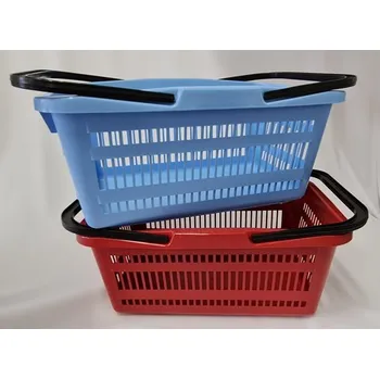 AGRI Slatinice Košík nákup.44x28x20cm, 2ucha, plast