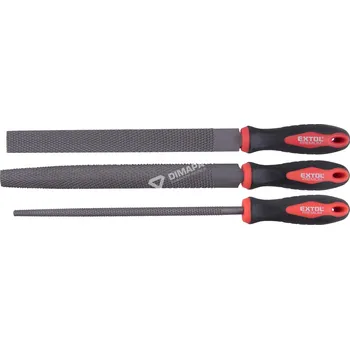 Rašple 250mm, 3 dílná sada