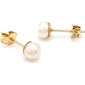 Náušnice Drobné náušnice s perlou na puzetu
