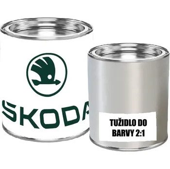 Autolak Autolak 2K TOPCOAT ŠKODA barva s tužidlem + ředidlo - 1dl