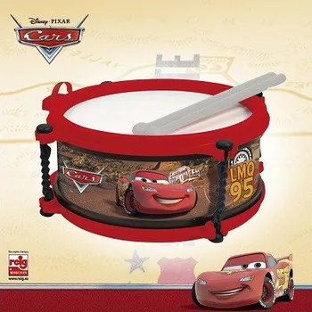 Hudební nástroj pro děti Dětský bubínek s paličkami CARS - Reig Musicales