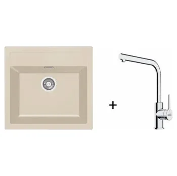 Kuchyňský dřez Franke SET T114 - Sirius SID 610 Tectonite Béžová + FS 3230.031 + ZÁRUKA 5 LET ZDARMA