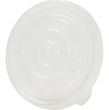 Jednorázové nádobí BioNatic Víčko na misku PP kulaté Ø90mm 50ks