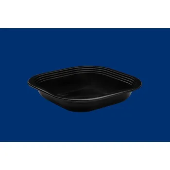 Jídelní hůlka Plastová zatavovací miska 1D černá 180/180/35 Guillin 100ks