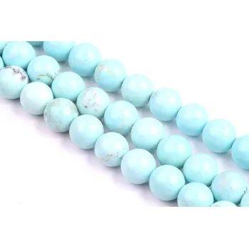 Korálek Přírodní tyrkys č.214 (8mm)