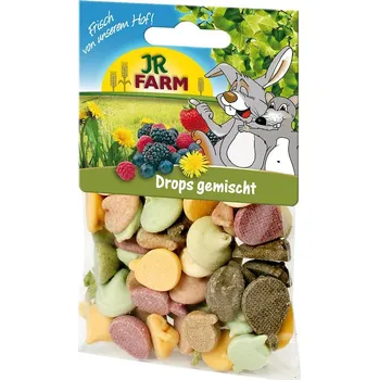 Krmivo pro hlodavce JR Farm směs dropsů pamlsek pro hlodavce 75 g