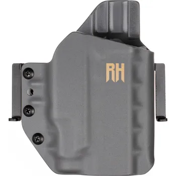 Příslušenství pro sportovní střelbu RH Holsters FROGY - Glock 43X Rail MOS + Streamlight TLR-7 Sub - vnější kydexové pouzdro - poloviční sweatguard - tmavě šedá Pouzdro je pro: Pravák