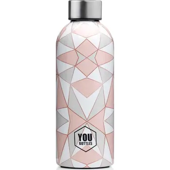 Láhev Termoláhev na pití Dual Design You Bottles Pink Art 500 ml