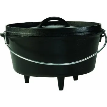 Pánev LODGE Litinový outdoorový hluboký hrnec s poklicí 4,7 l - Camp Dutch Oven