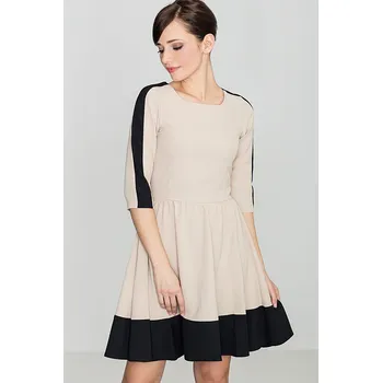 Dámské šaty Lenitif Dámské mini šaty Kadyvance K057 černá L