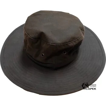 Klobouk Kakadu -CRUSHABLE PACKER- - Hnědá - XL