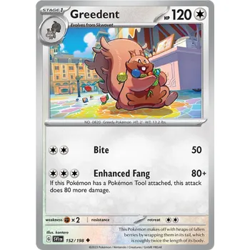 Karetní hra Pokémon TCG Greedent 152/198 - Reverse Holo