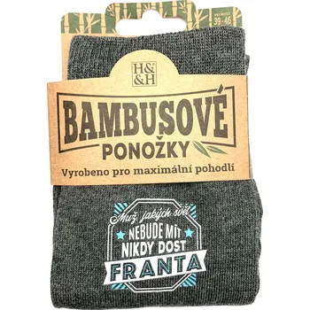 Pánské ponožky Albi Bambusové ponožky Franta, velikost 39 - 46