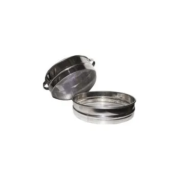 Cedník s uchy dvojitý nerez vypouklý, 23 cm