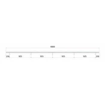 Madlo do koupelny Madlo ø 42.4mm, L-4000mm, leštěná nerez AISI304